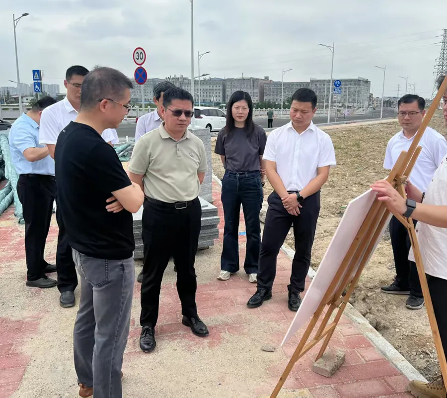 佛山市副市长陈新文调研304永利集团新总部基地建设